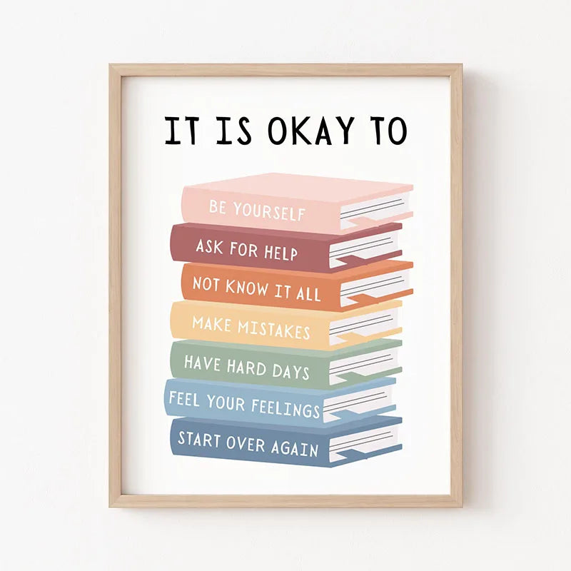 Motivational Quote Canvas Print | Minimalist Wall Art for Home & Office