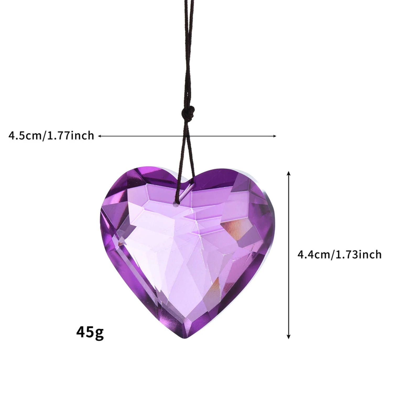 Heart Crystal Prism Suncatcher