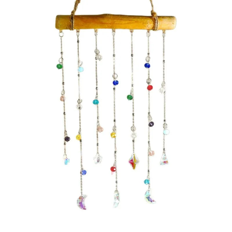 Handmade Crystal Wind Chime Suncatcher Pendant