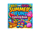Summer Fun Coloring Book for Adults – 28 Pages of Whimsical Bliss
