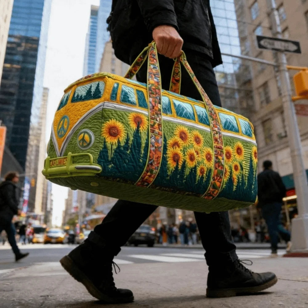 VW Bus Quilted Duffle Bag | 8 Designs