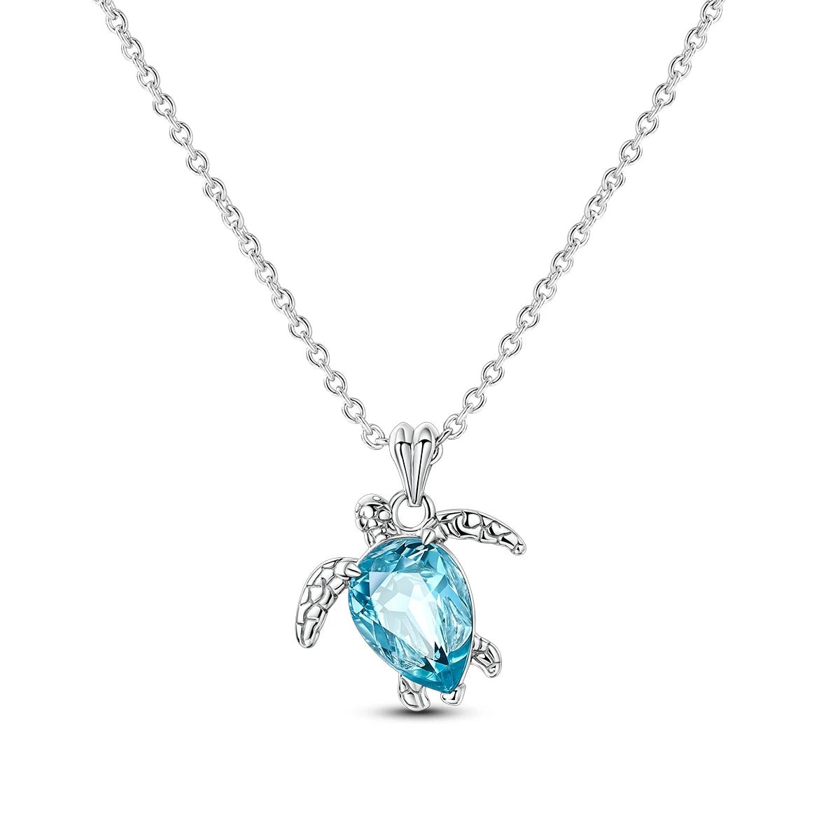 925 Sterling Silver Crystal Pendant Necklace — Minimalist Spiritual Jewelry