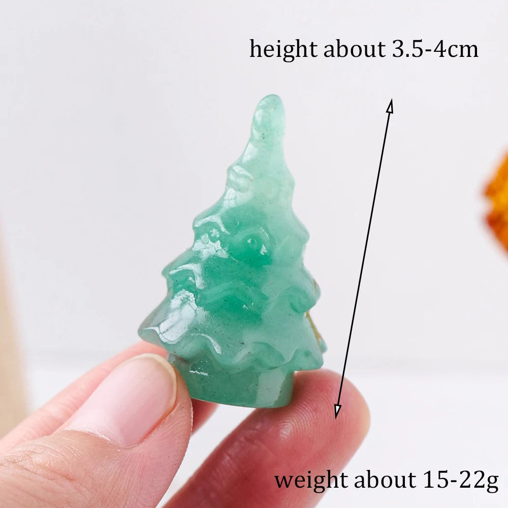 Mini Gemstone Christmas Tree Figurine