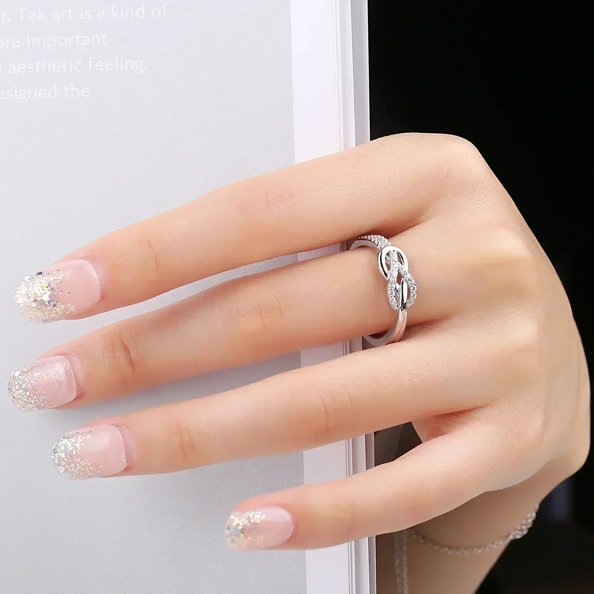 Infinity Love Knot Ring | 925 Sterling Silver