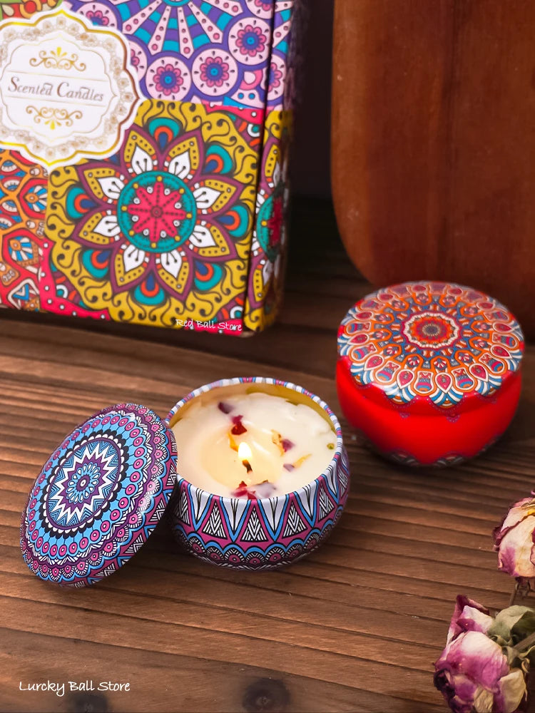 Scented Candle Gift Set — 4 Candles