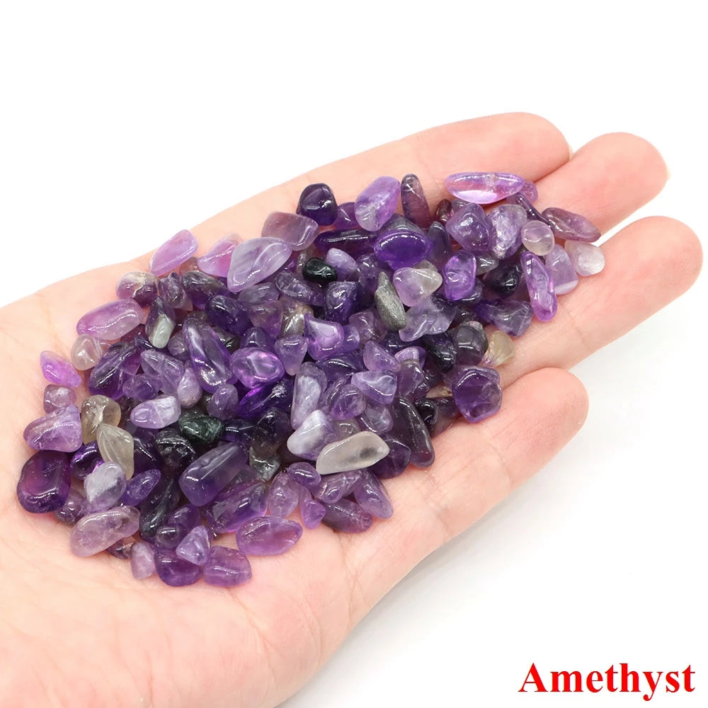 Natural Crystal Chip Stones | Tumbled Healing Crystals & Gemstone Gravel