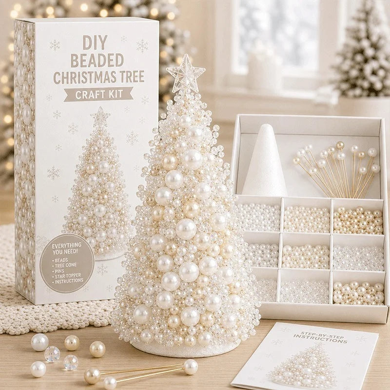 DIY Beaded Holiday Tree Kit | Christmas & Halloween Styles
