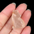 Mini Carved Dog Figurine | Tiny Puppy Keepsake