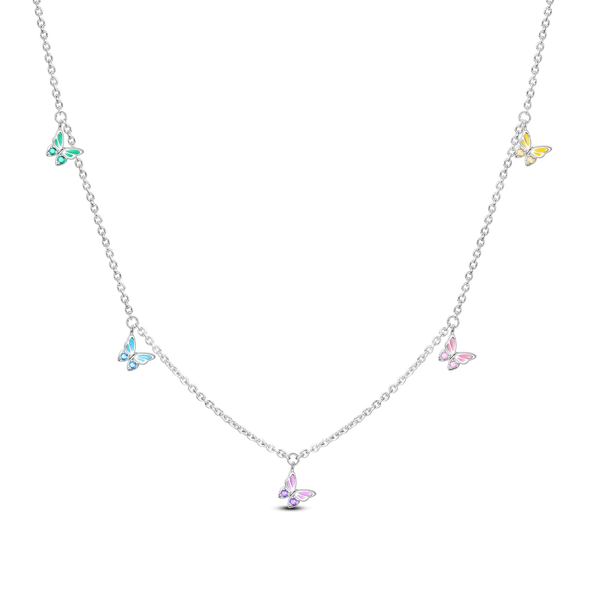 925 Sterling Silver Crystal Pendant Necklace — Minimalist Spiritual Jewelry