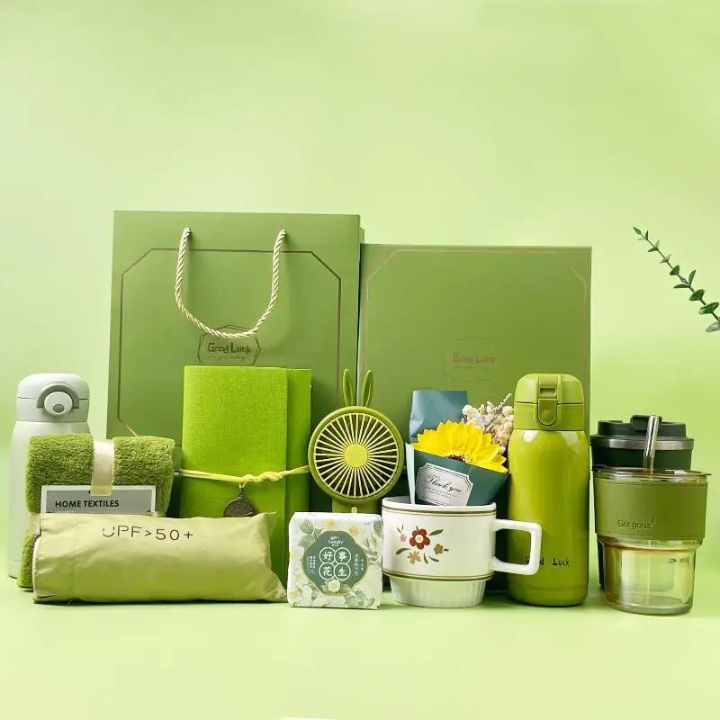 Summer Gift Set | Tumbler, Towel & Sun Protection