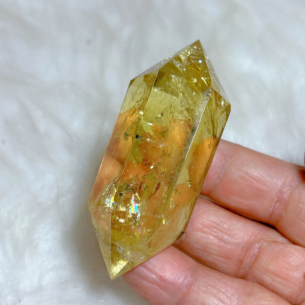 Smoky Citrine Double Tower Crystal