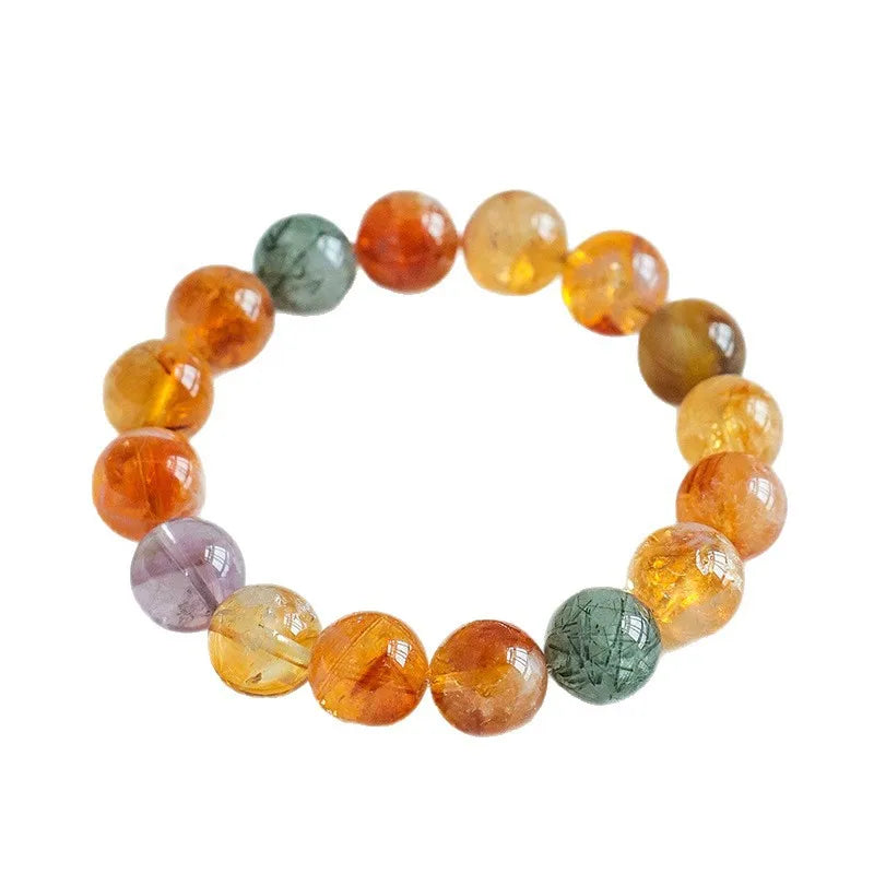 Citrine Crystal Beaded Bracelet