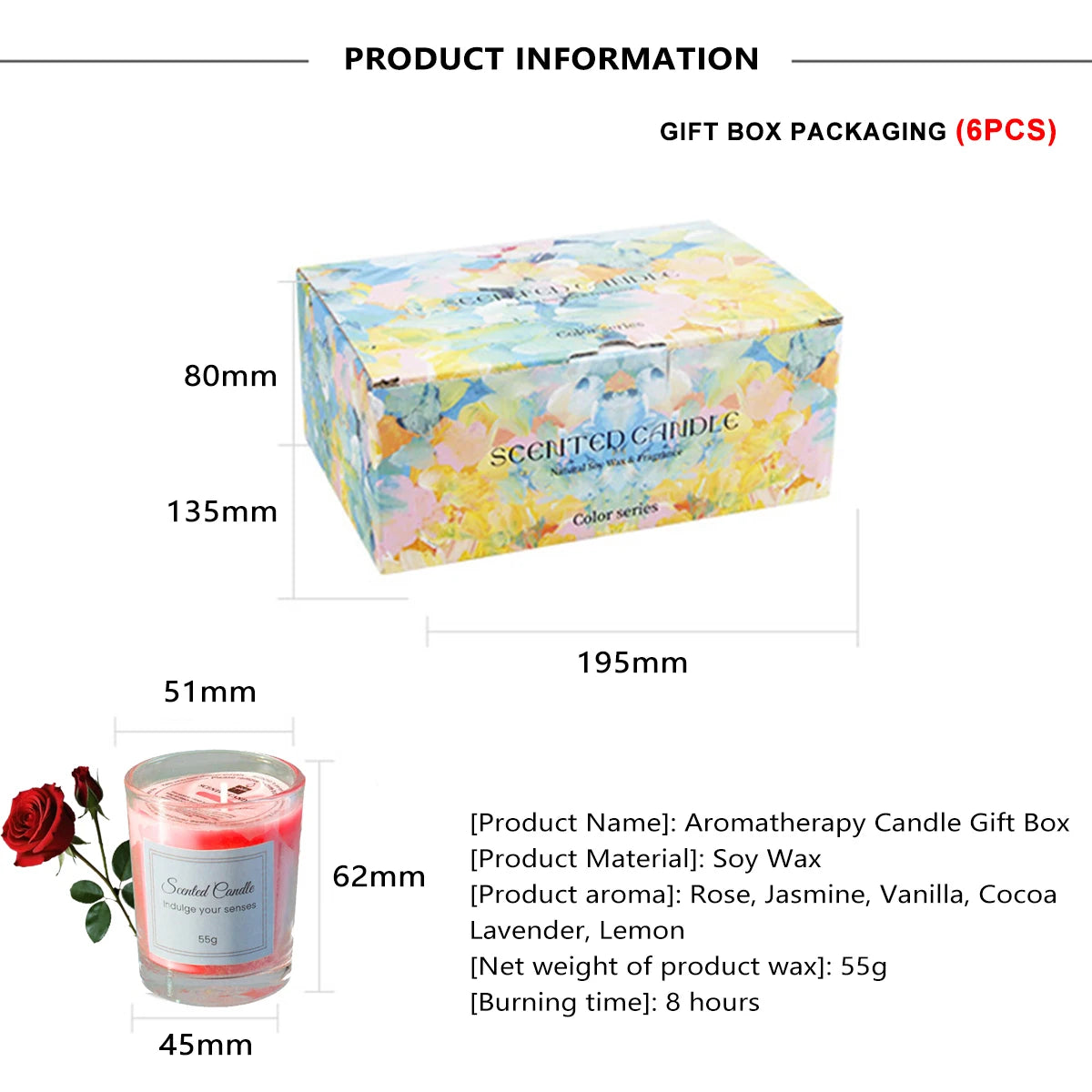 Aromatherapy Soy Wax Candle