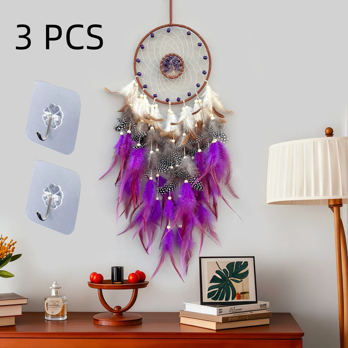 Dreamcatcher Wind Chime | Boho Home Decor for Bedroom & Living Room