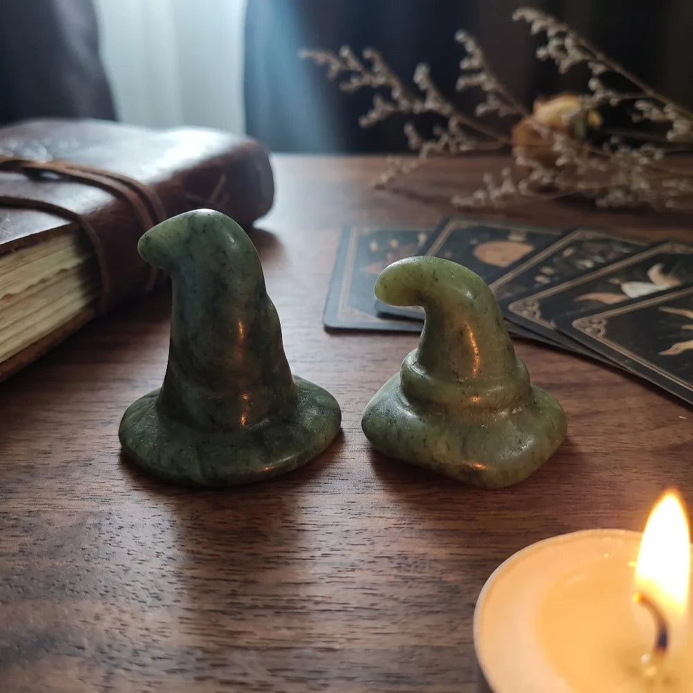Mini Witch Hat Ornament | Crystal-Inspired Décor