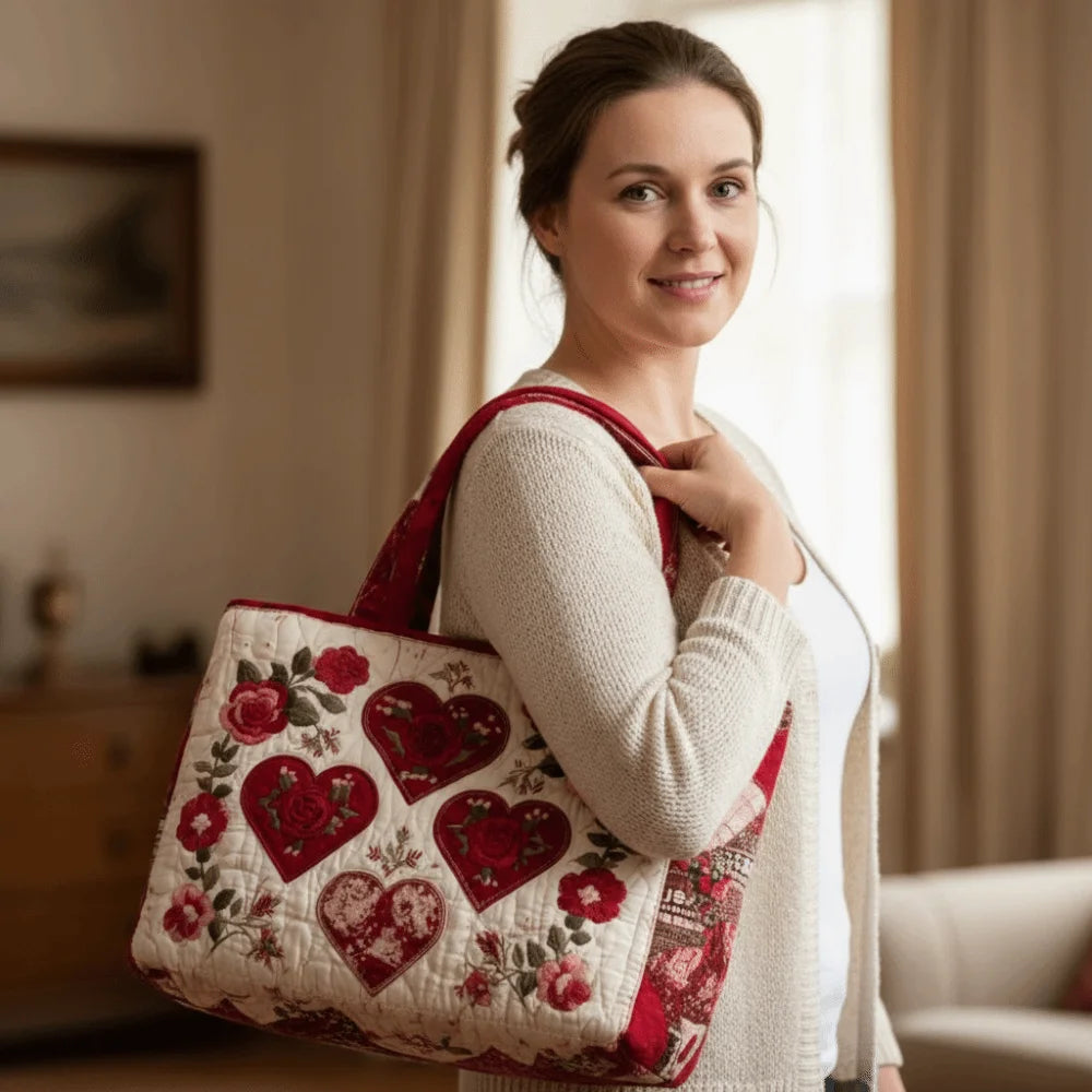 Cat & Floral Canvas Tote Bags | Reusable Shoulder Bags