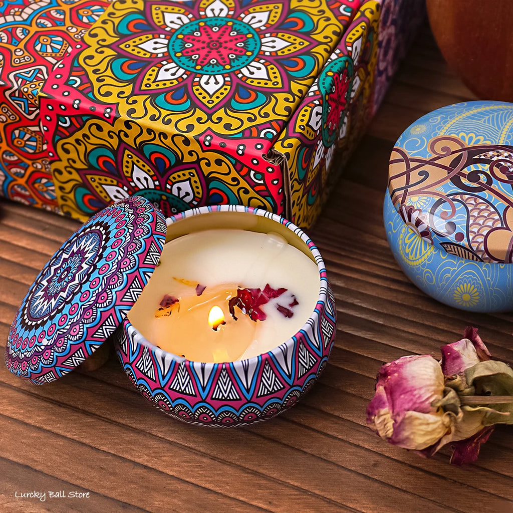 Scented Candle Gift Set — 4 Candles