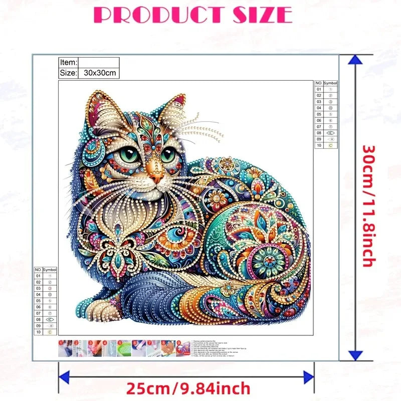 Butterfly Diamond Painting Kit – Special Shape 5D Diamond Art for Adults & Beginners | 30x30cm