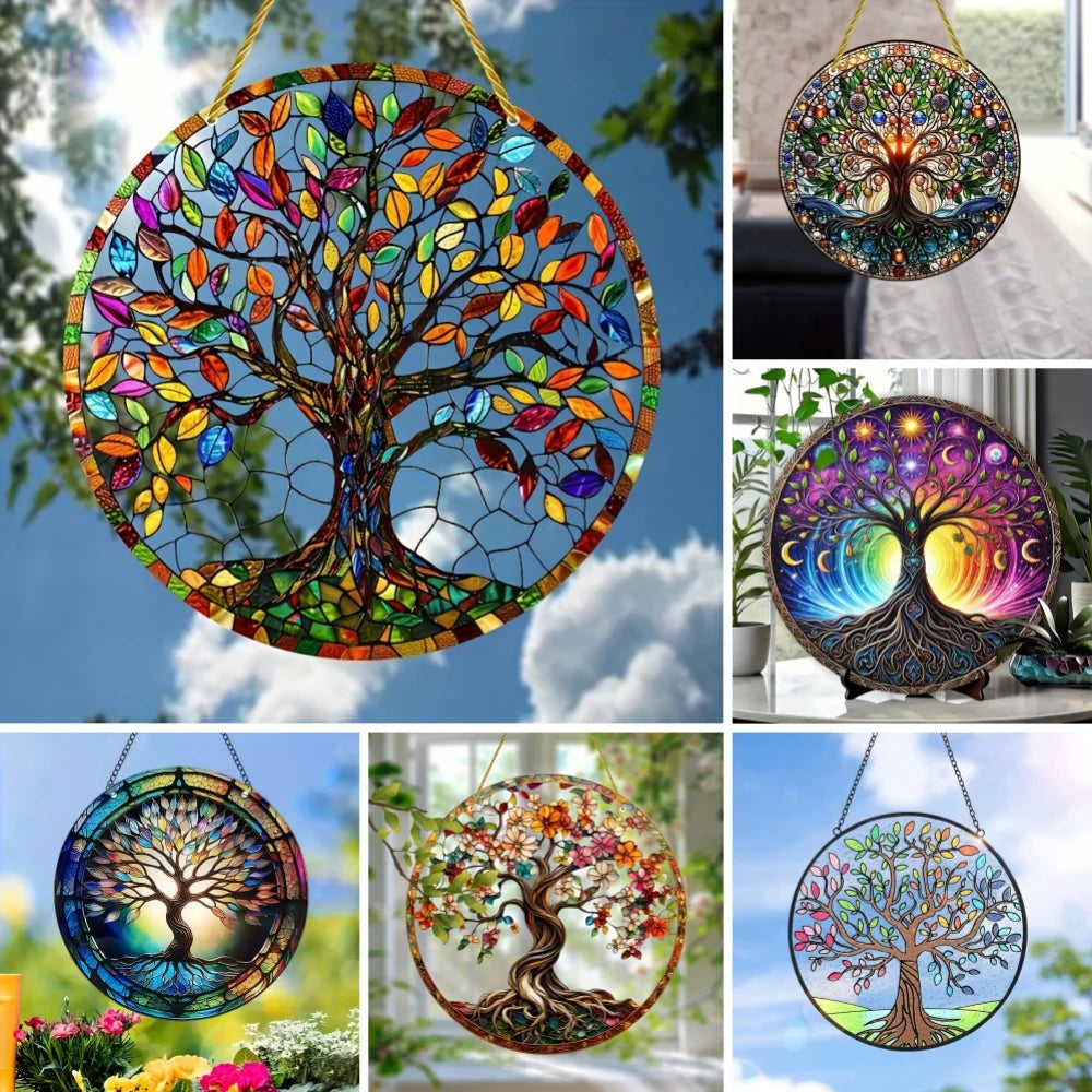 Tree of Life Acrylic Suncatchers