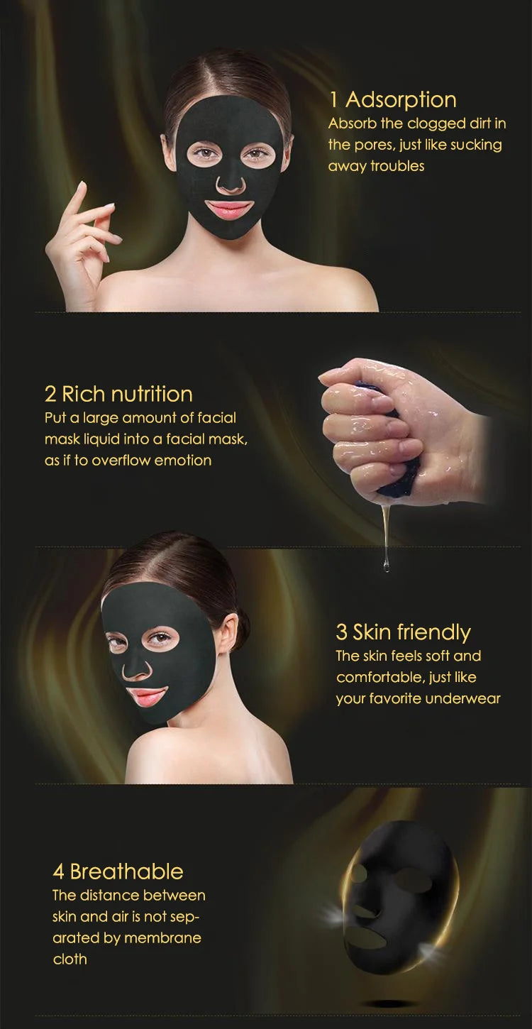 Snail & Hyaluronic Acid Face Sheet Mask – 10pcs | Korean Skincare