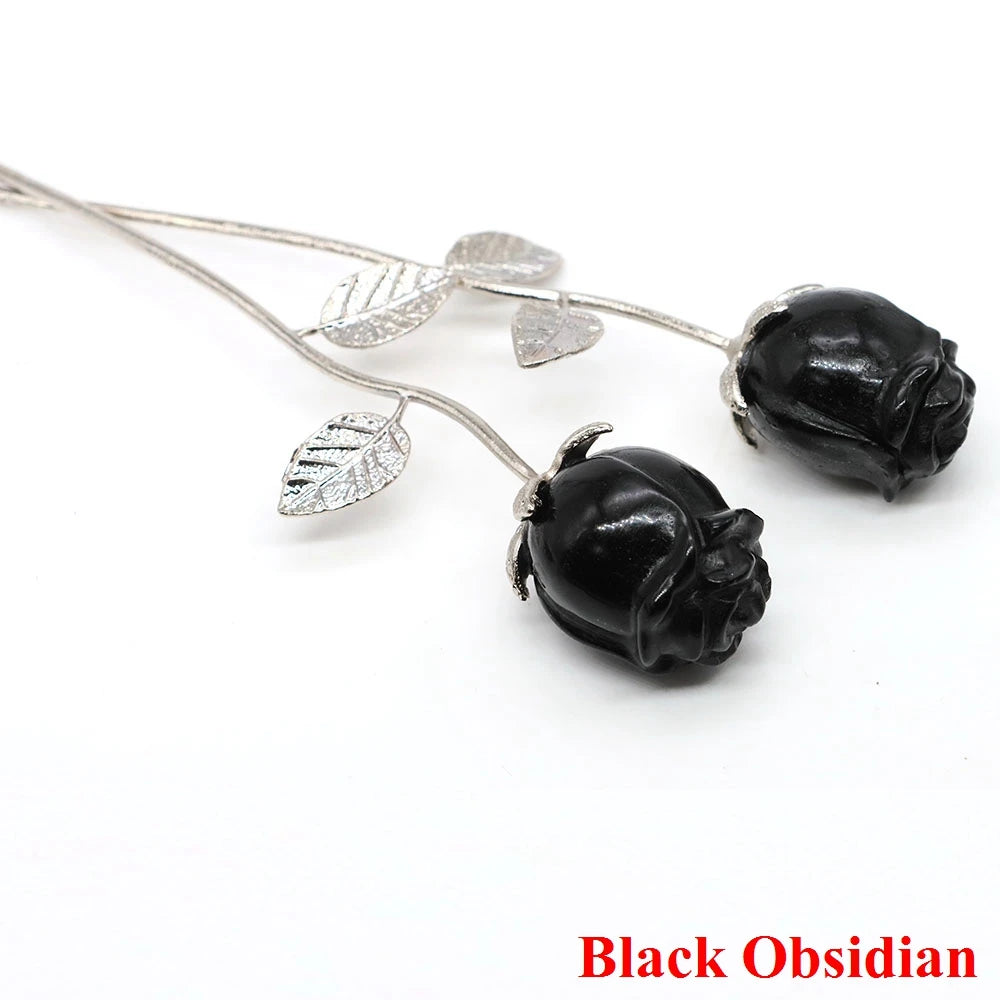 Natural Gemstone Crystal Rose — Bulk Gift Set