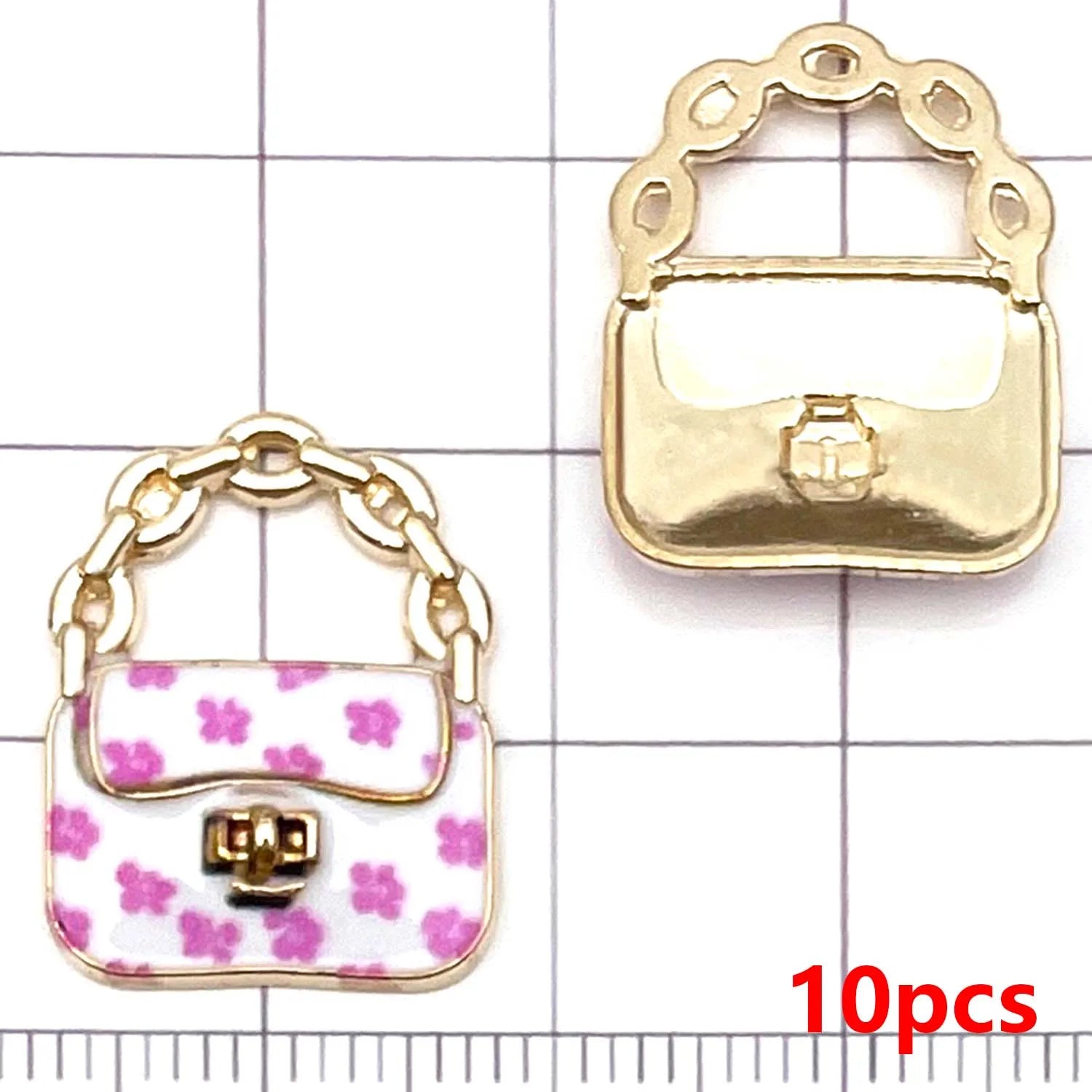 Colorful Alloy Handbag Charms for DIY Jewelry Making – Bracelet, Necklace & Earring Pendants