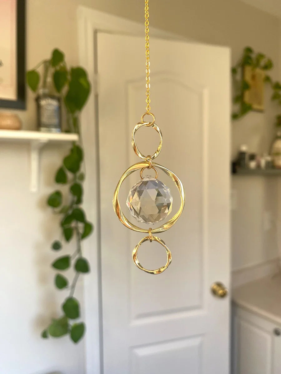 Crystal Ball Prism Suncatcher Hanging Decoration