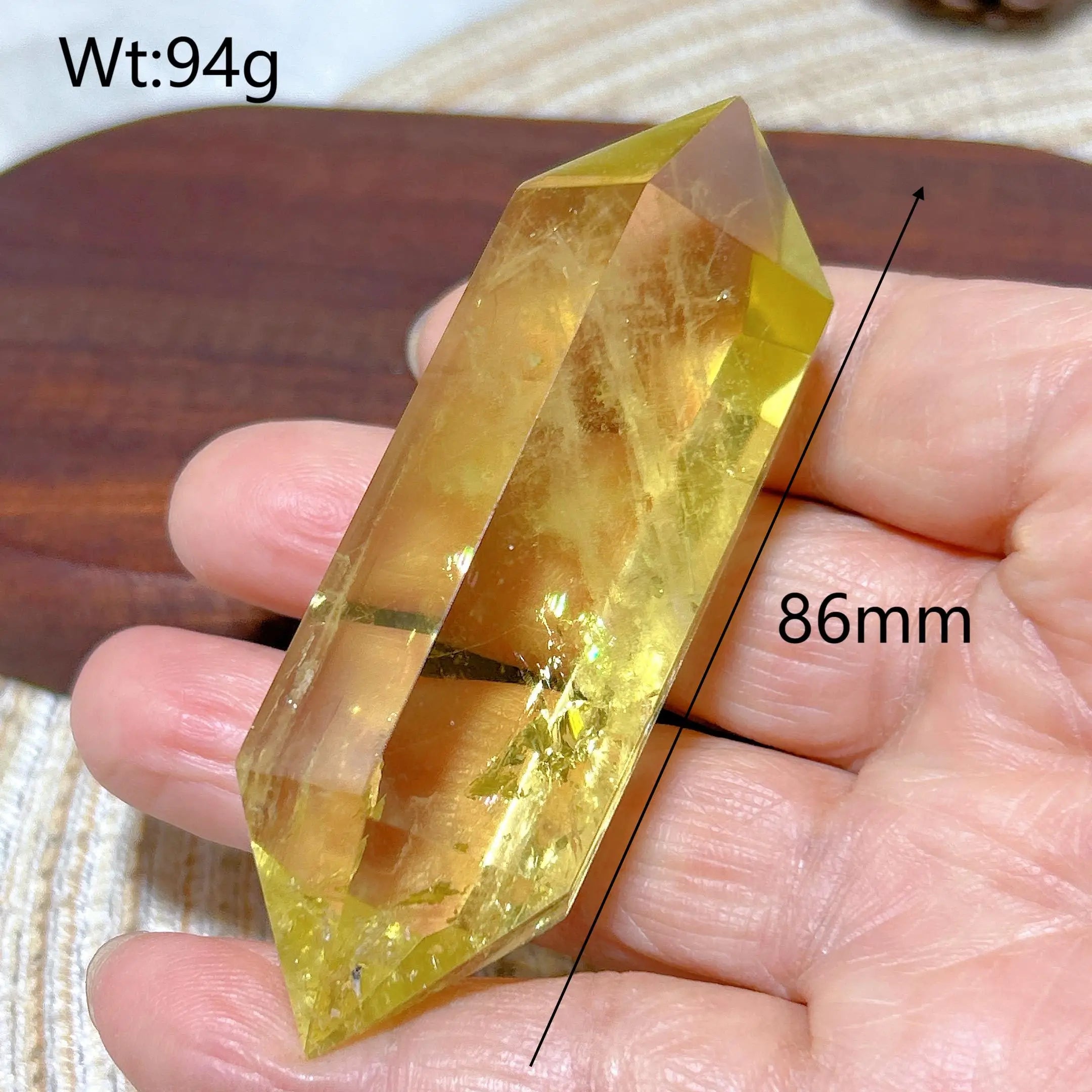 Smoky Citrine Double Tower Crystal