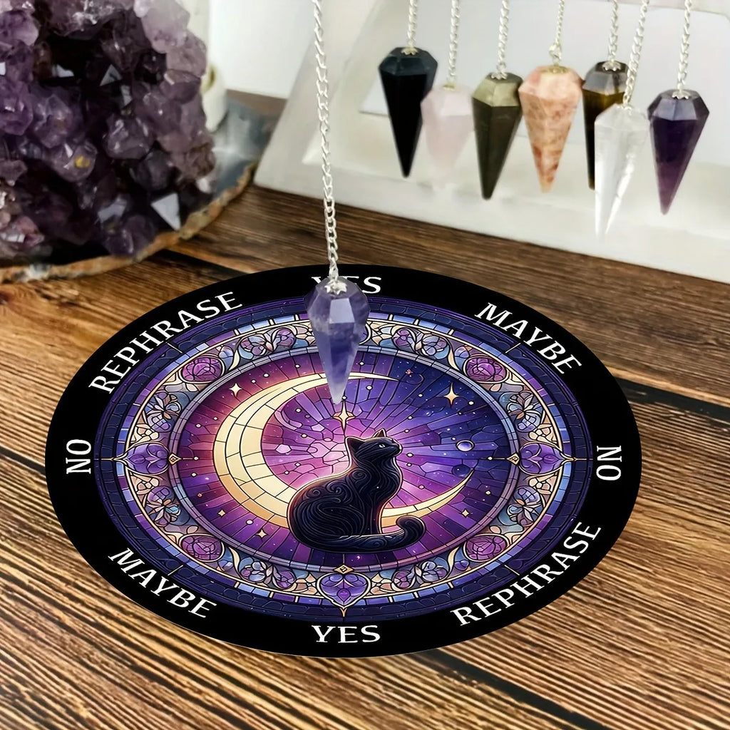 Black Cat Moon Pendulum Board