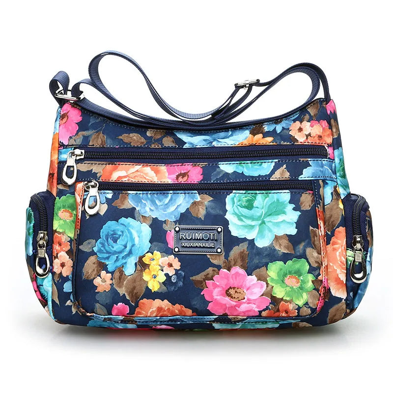 Meadow Muse Printed Nylon Crossbody Bag