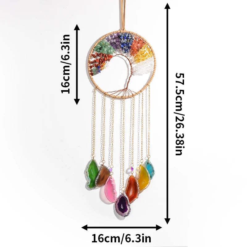Tree of Life 7 Chakra Dreamcatcher