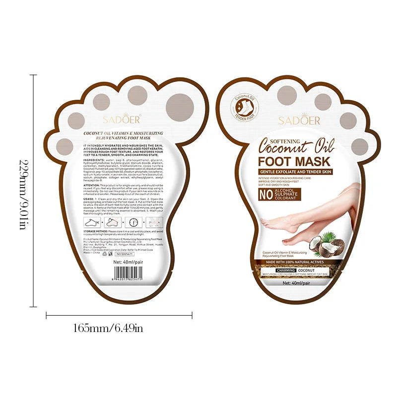 Coconut Foot Moisturizing & Peeling Mask