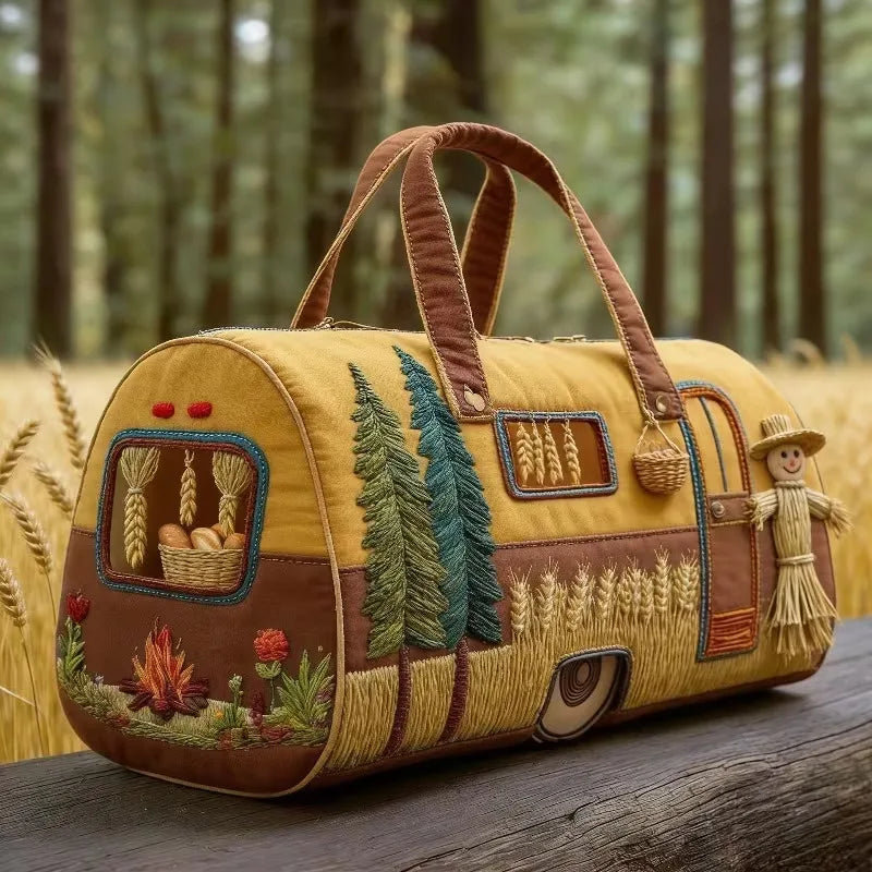 Quilted Travel Duffle Tote Bag | 30 Styles | Beach, Gym & Hiking