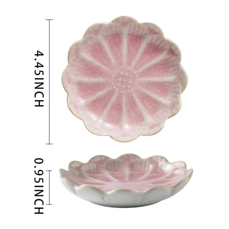 Lotus Leaf Ceramic Jewelry Bowl | Boho Organizer