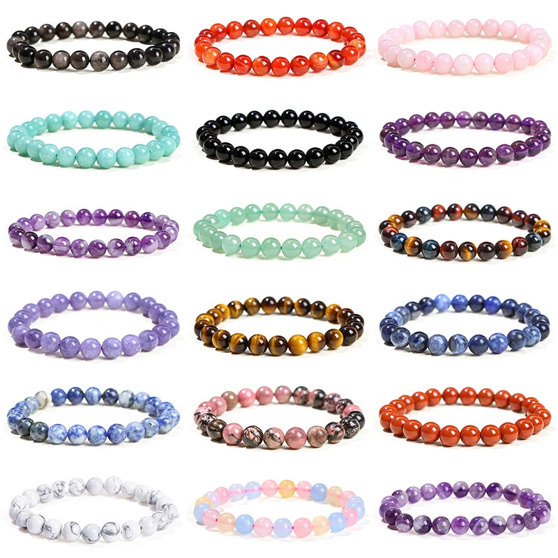 Natural Stone Reiki Healing Bracelets
