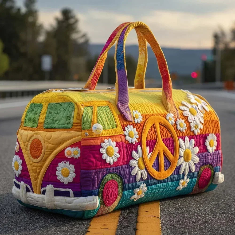 Quilted Travel Duffle Tote Bag | 30 Styles | Beach, Gym & Hiking
