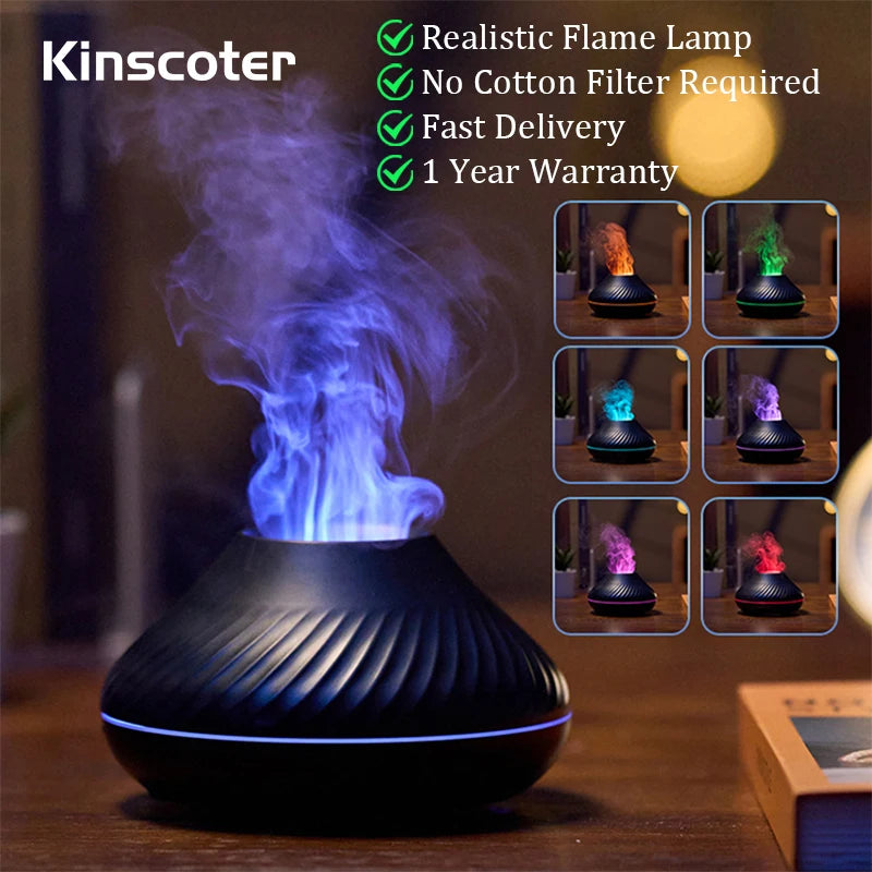 Volcanic Aroma Diffuser Essential Oil Lamp Night Light