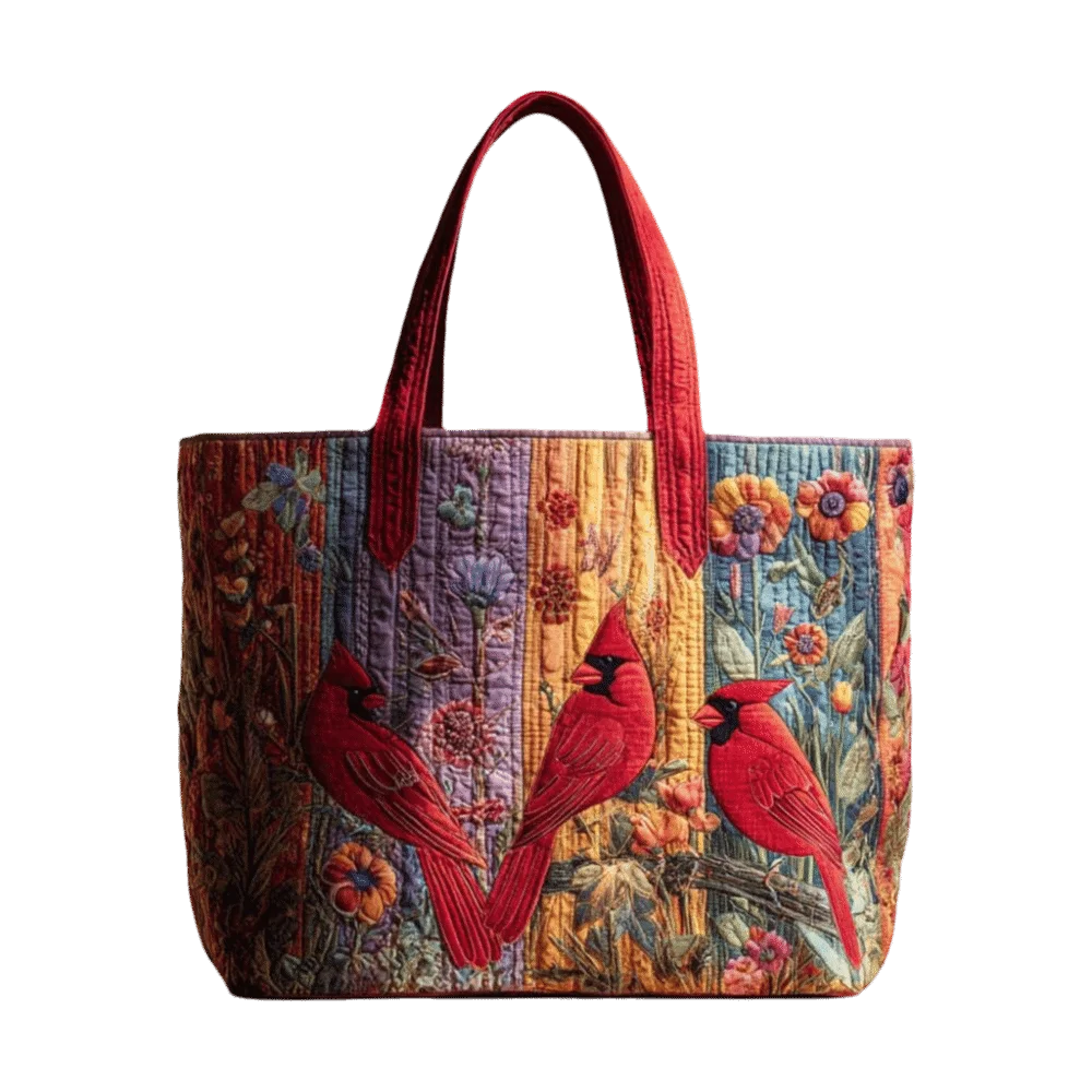 Cat & Floral Canvas Tote Bags | Reusable Shoulder Bags