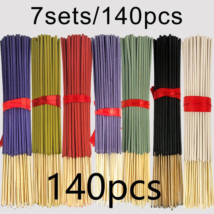 Incense Stick Bundle — 140 Sticks, 7 Scent Sets