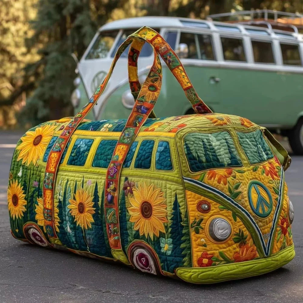 Quilted Travel Duffle Tote Bag | 30 Styles | Beach, Gym & Hiking