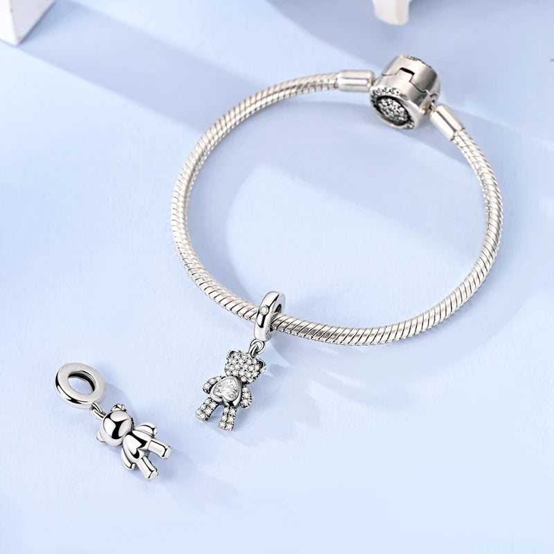 925 Sterling Silver Character Charms – Bracelet Pendants for Women