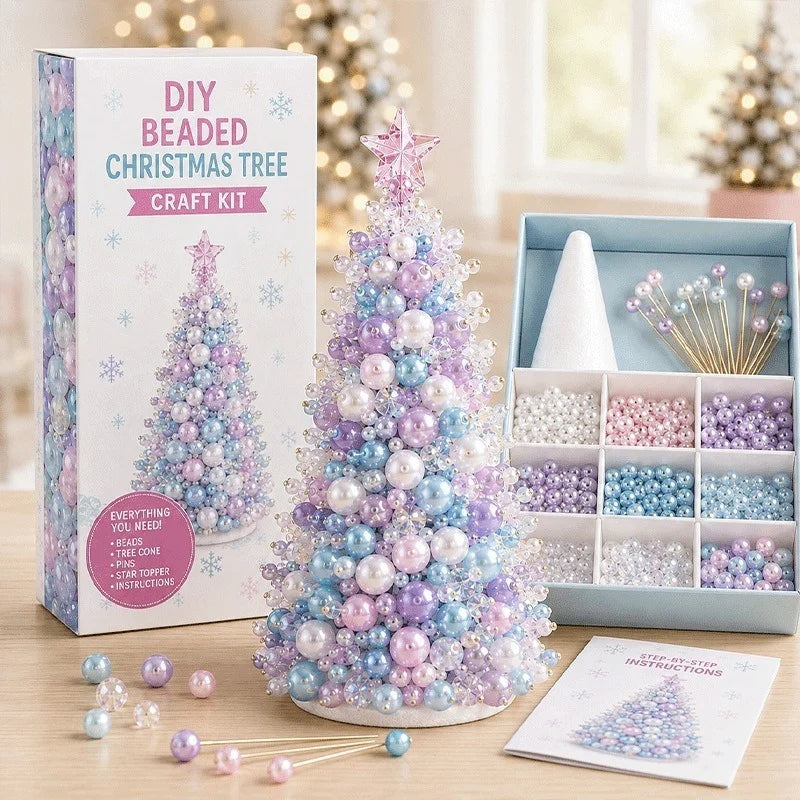 DIY Beaded Holiday Tree Kit | Christmas & Halloween Styles