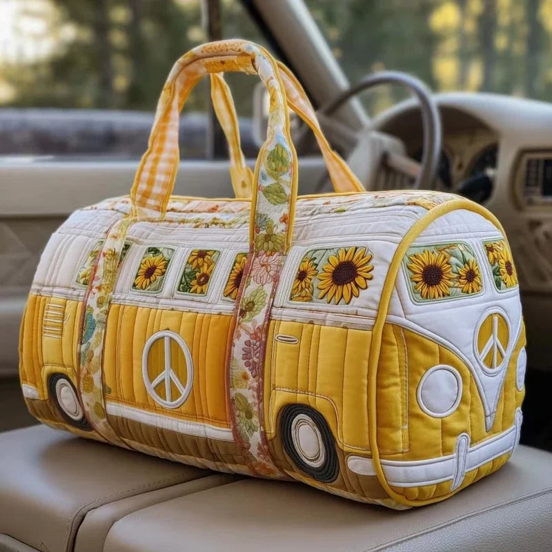 Quilted Travel Duffle Tote Bag | 30 Styles | Beach, Gym & Hiking