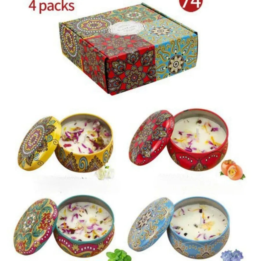 4-Piece Soy Wax Candle Gift Set