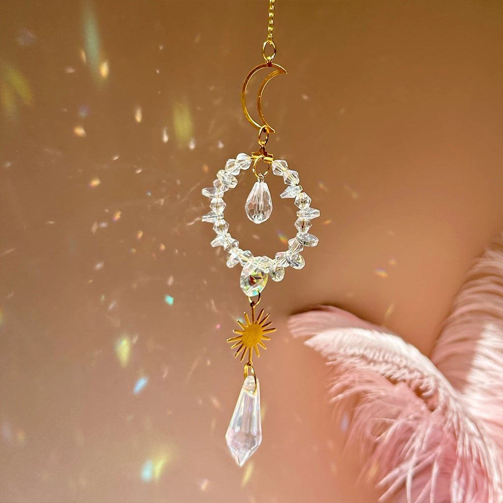 Radiant Crystal Suncatcher — Rainbow Light Maker