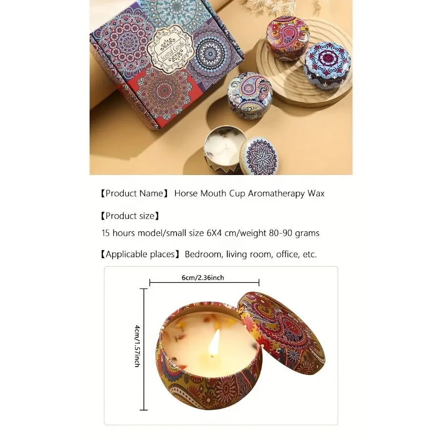 4-Piece Soy Wax Candle Gift Set