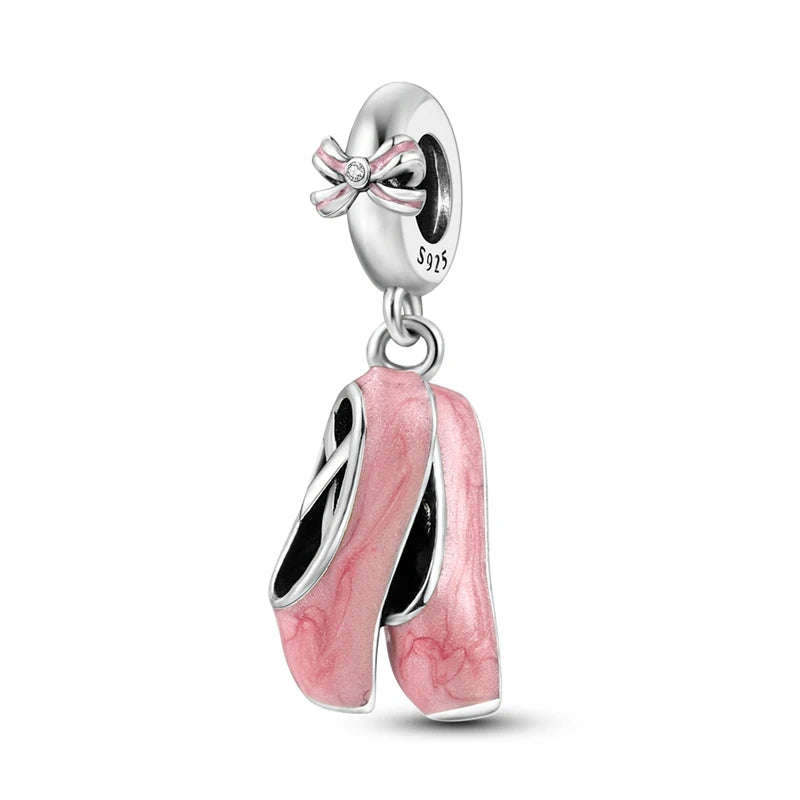 925 Sterling Silver Charm Pendant | Hearts, Bows, Butterflies & More