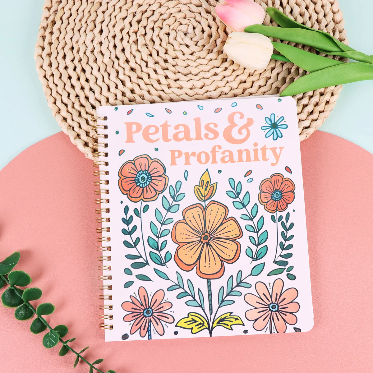 Funny Floral Adult Coloring Book – Dirty Words & Beautiful Blooms