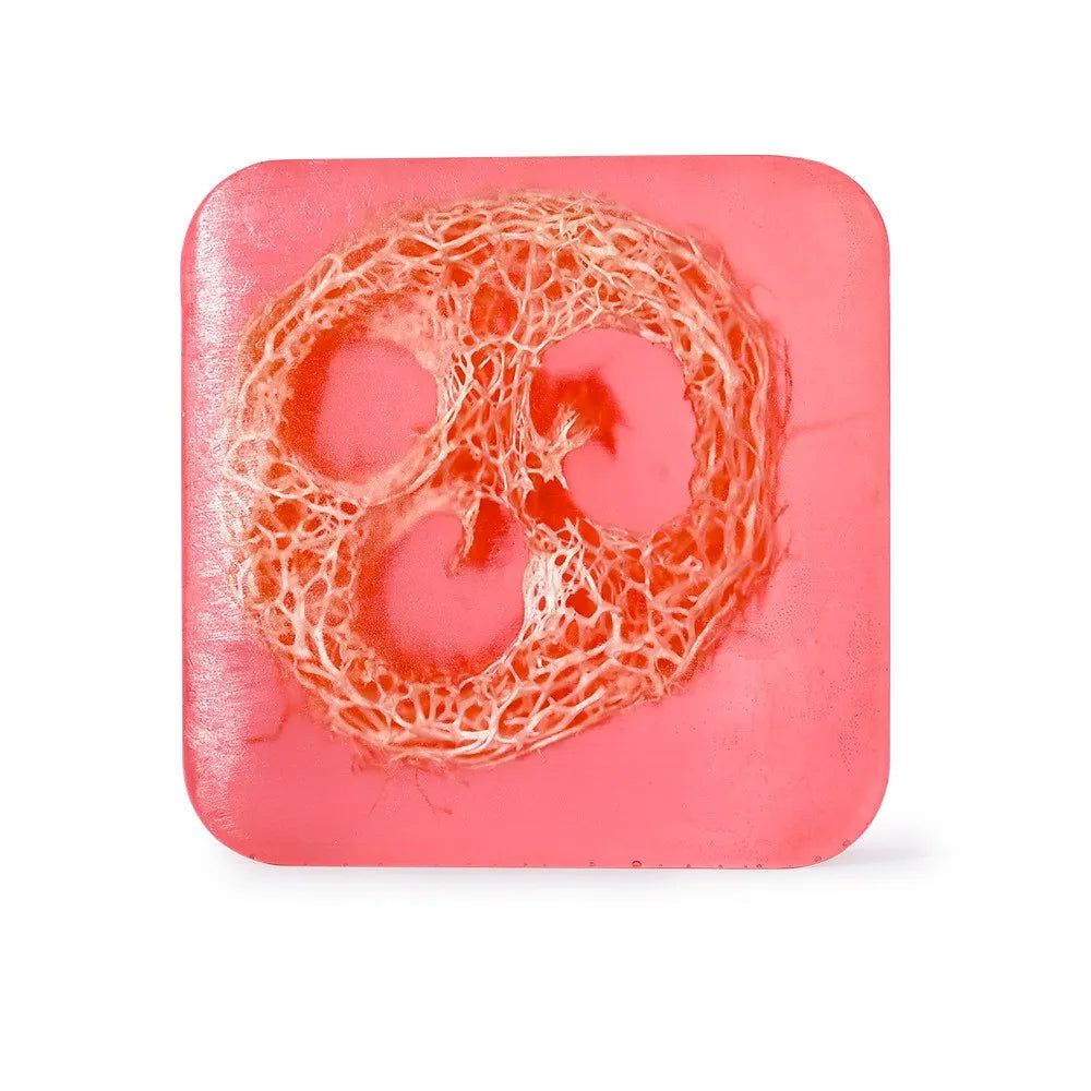 Organic Lavender Oil Loofah Soap Bar
