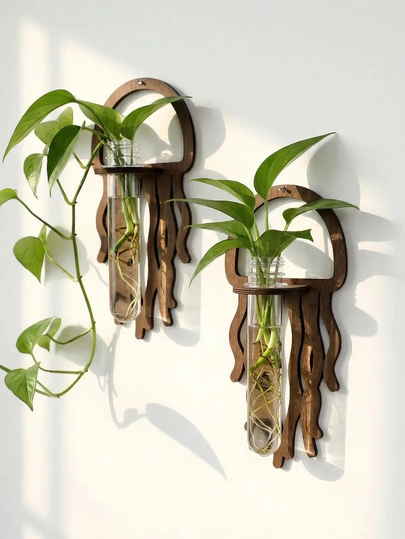 Wooden Wall Propagation Station | Sun, Jellyfish & Lantern